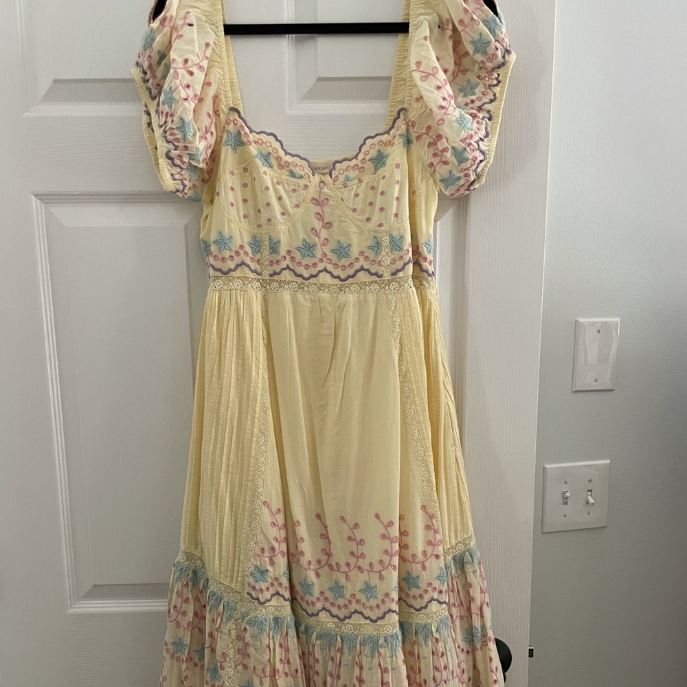 LoveShackFancy Magena dress size 8 NWT